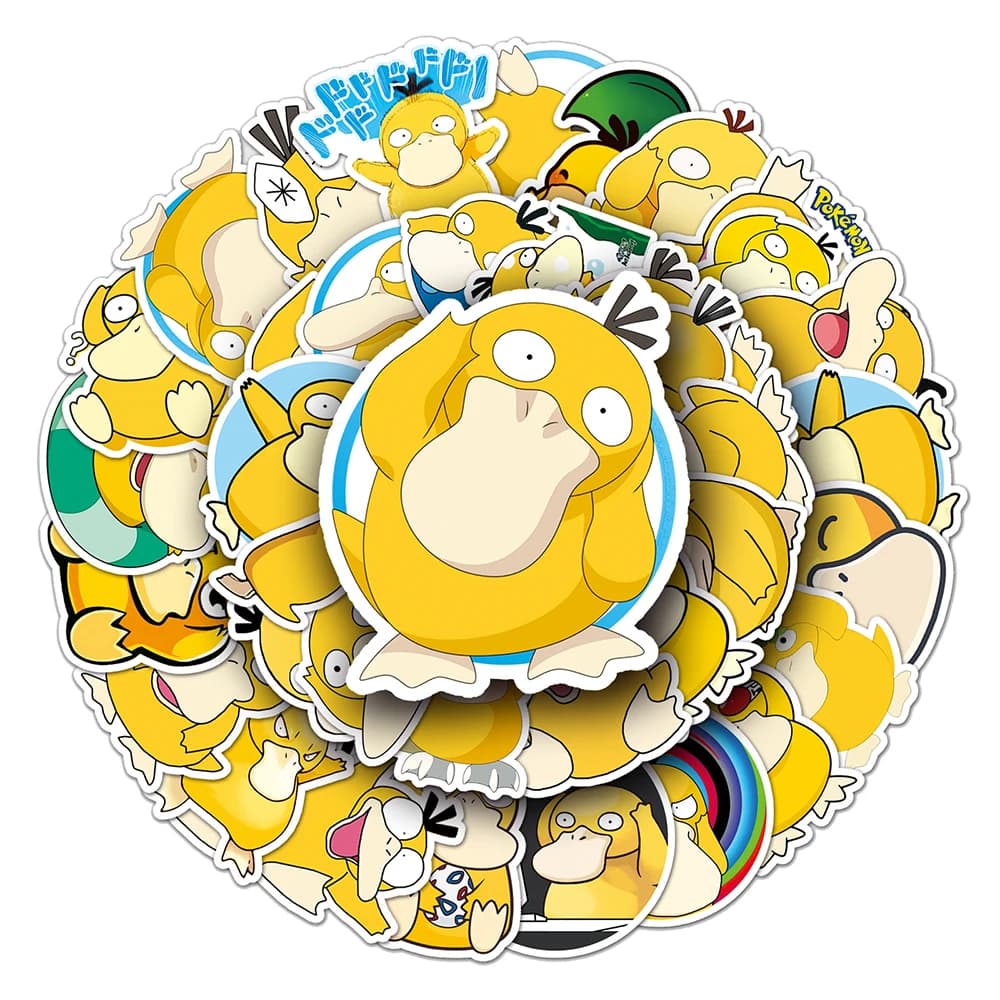 10/30/50pcs Kawaii Anime Pokemon Psycanard Autocollants Mignon Dessin Animé Graffiti Autocollant BRI