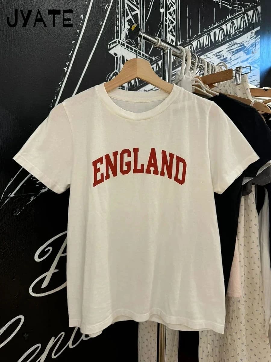 T-shirt à manches courtes pour femmes, en coton doux, Streetwear, col rond, doux, Chic, Simple, à la