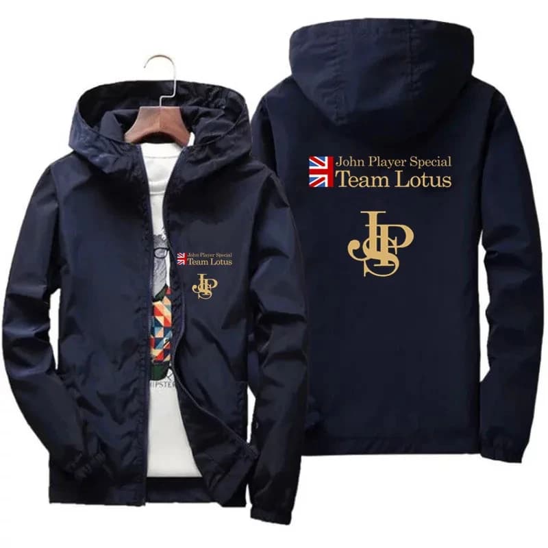 Veste de navigation zippée à capuche coupe-vent pour homme, JPS Zone First, équipe spéciale, optique