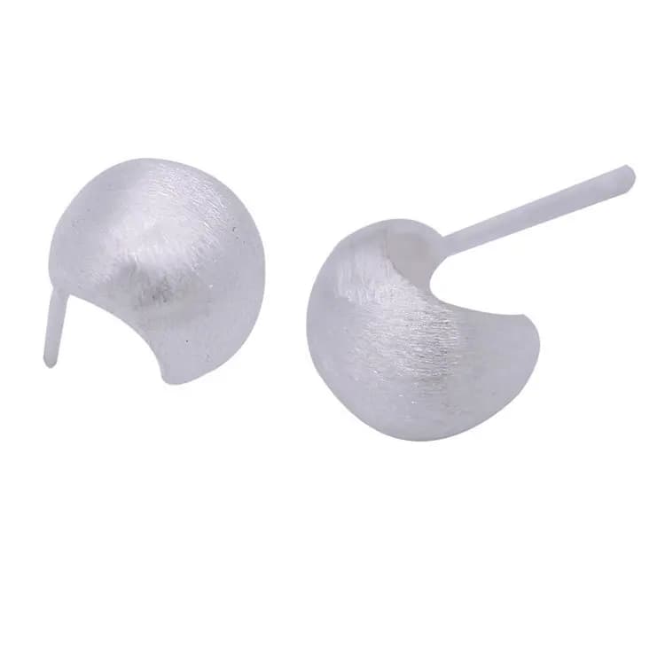Petites boucles d'oreilles givrées en argent Sterling 925 pour femmes, Piercing, mariage, luxe, qual