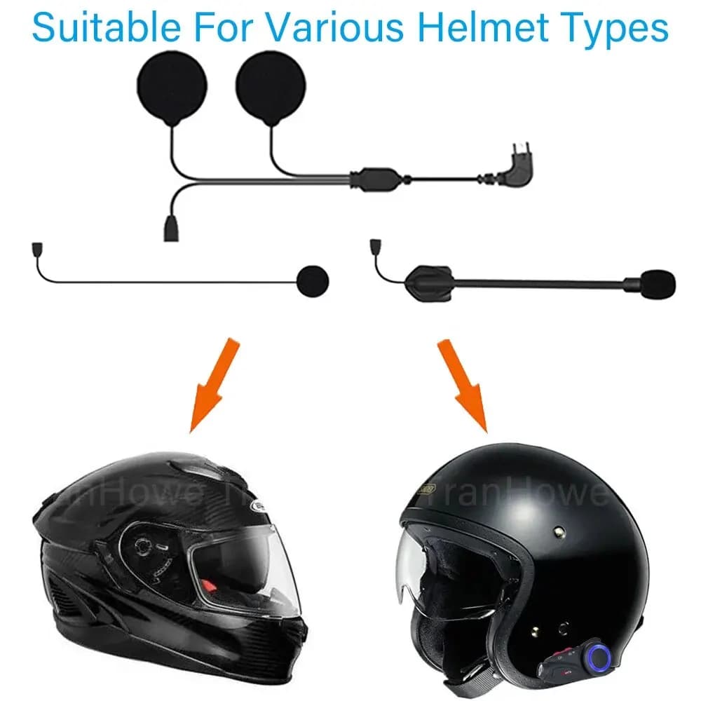 Pour Maxto M2 M3 M3S M2C Accessoires Casque Microphone 2 In1 Écouteur Costume pour Moto Complet/Visa
