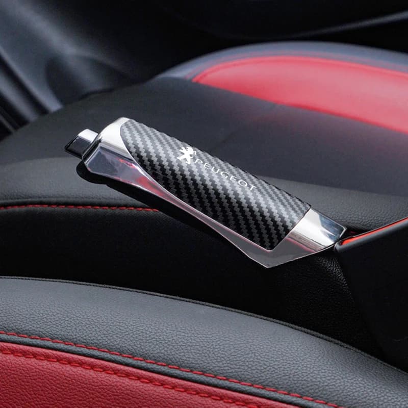 Housse de protection pour poignée de frein à main de voiture, pour Peugeot 206 207 208 306 307 308 5