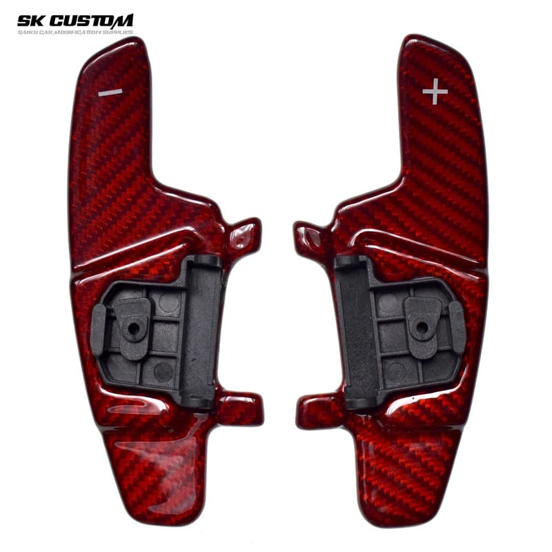 Extension de palettes de changement de vitesse en fibre de carbone SK CUSTOM pour Volkswagen VW GOLF