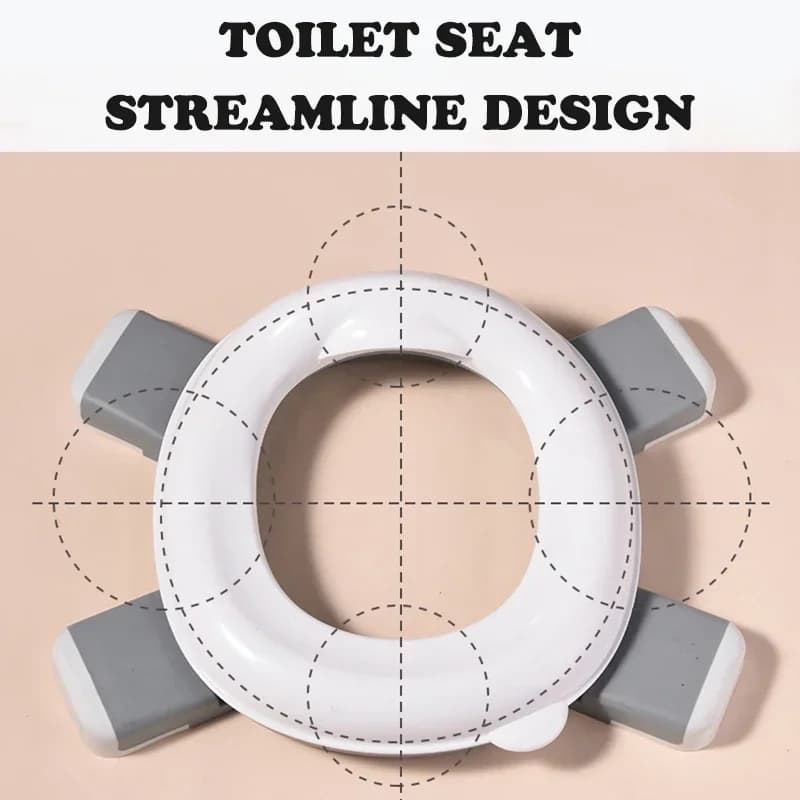 New 3-in-1 Travel Potty Portable Kids Potty Folding Safe Silicone Baby Potty Training Seat Family Ou