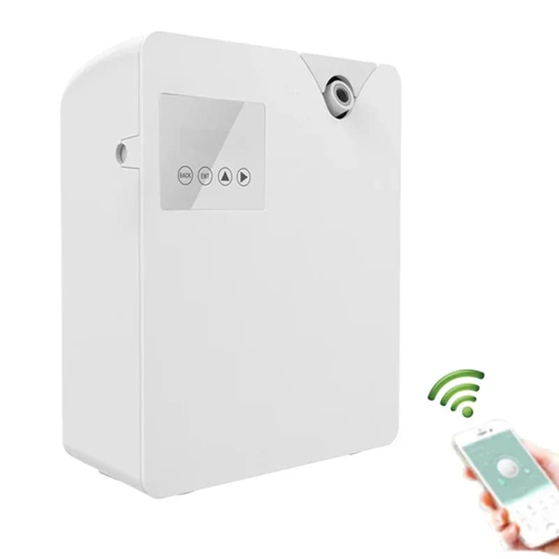 Diffuseur d'arôme sans eau 300ml, contrôle WIFI, diffuseur d'huile essentielle, fonction minuterie, 