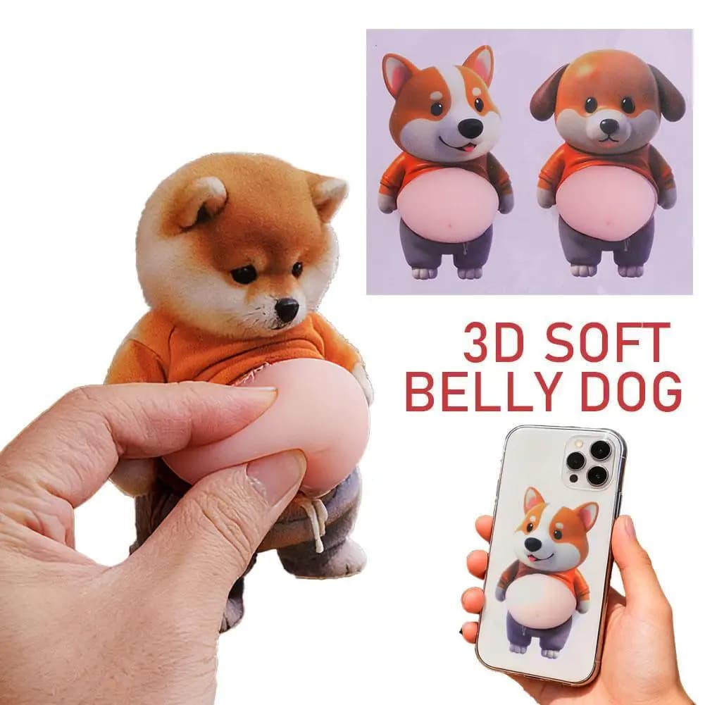 Autocollants gonflés 3D chiot mignon, autocollants 3D doux et mignons pour chien, pour coque de télé