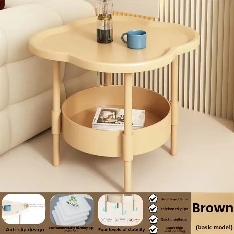 Table de chevet de chambre à coucher, petite table basse, petite table basse moderne, simple et dura