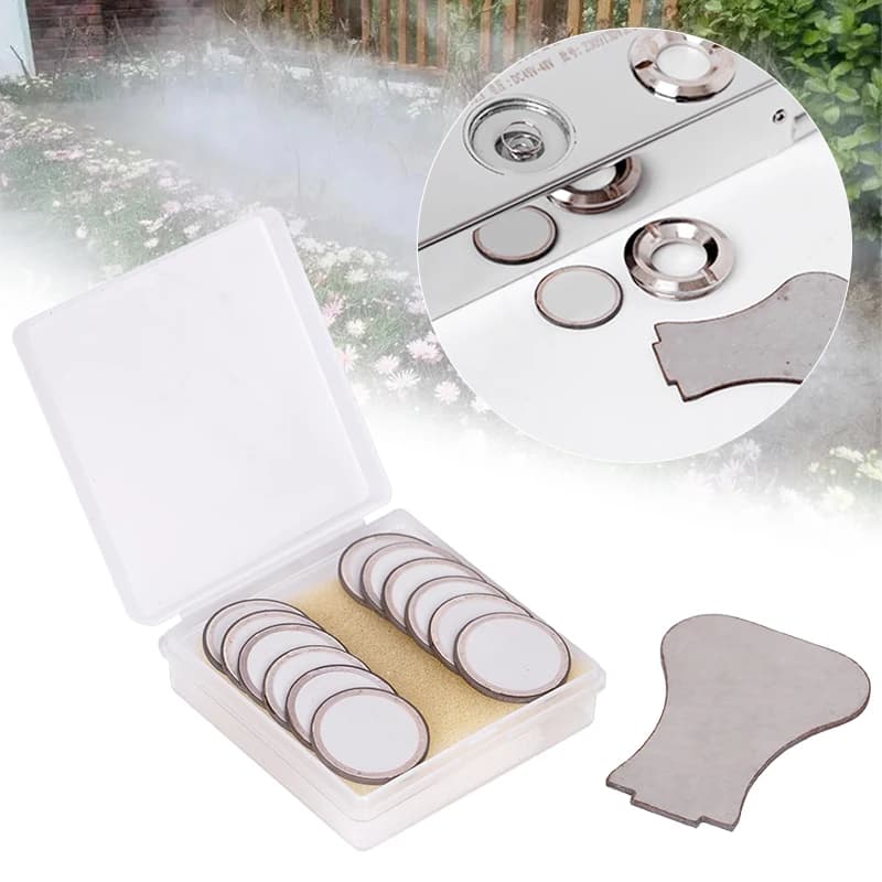 Feuille de disque en céramique pour atomiseur ultrasonique de 20mm, 12 pièces et 1 clé, accessoires 