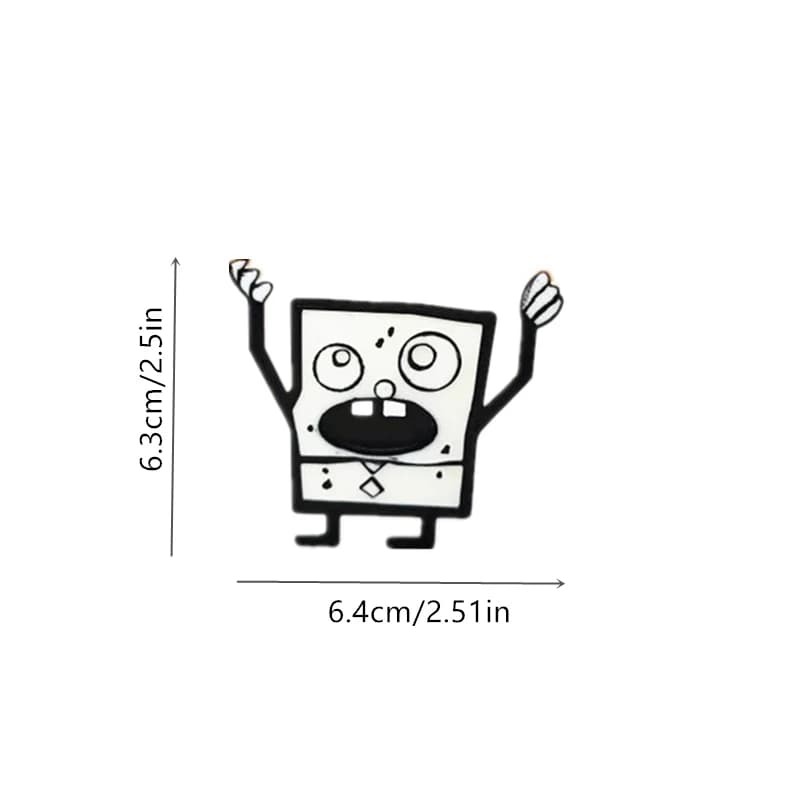 Porte-crayons imprimé en 3D, DoodleBob, porte-stylo de bureau, organisateur de bureau, décoration de