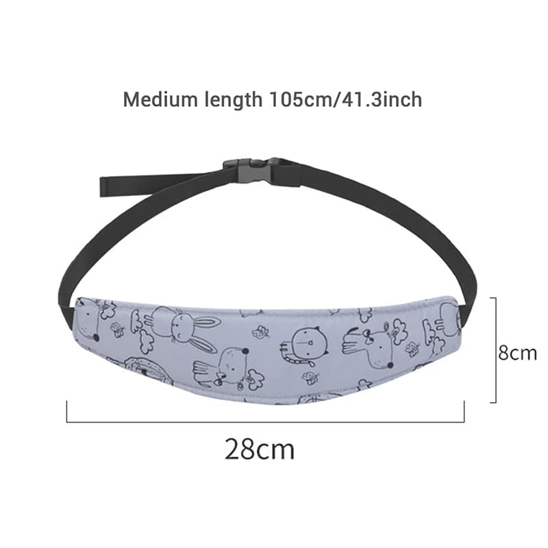 Support de tête de siège de voiture pour bébé, ceinture de fixation de poussette pour enfants, parc 
