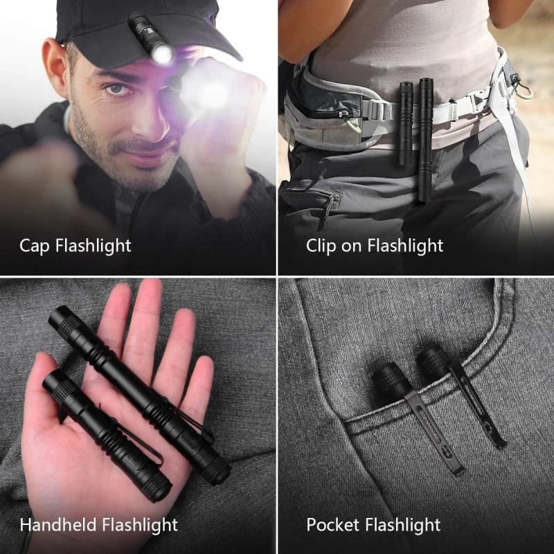 Mini lampe de poche à stylo LED portable, ultra lumineuse, lumens élevés, déterminer la lampe de poc