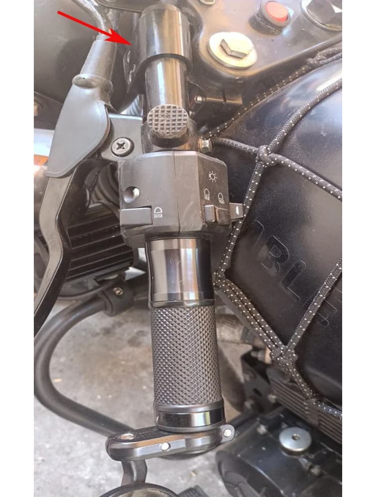 Clip de levage surélevé CNC noir argent sur 37 41 43 45 47 48 50 51 52 53 MM, pince de guidon de mot