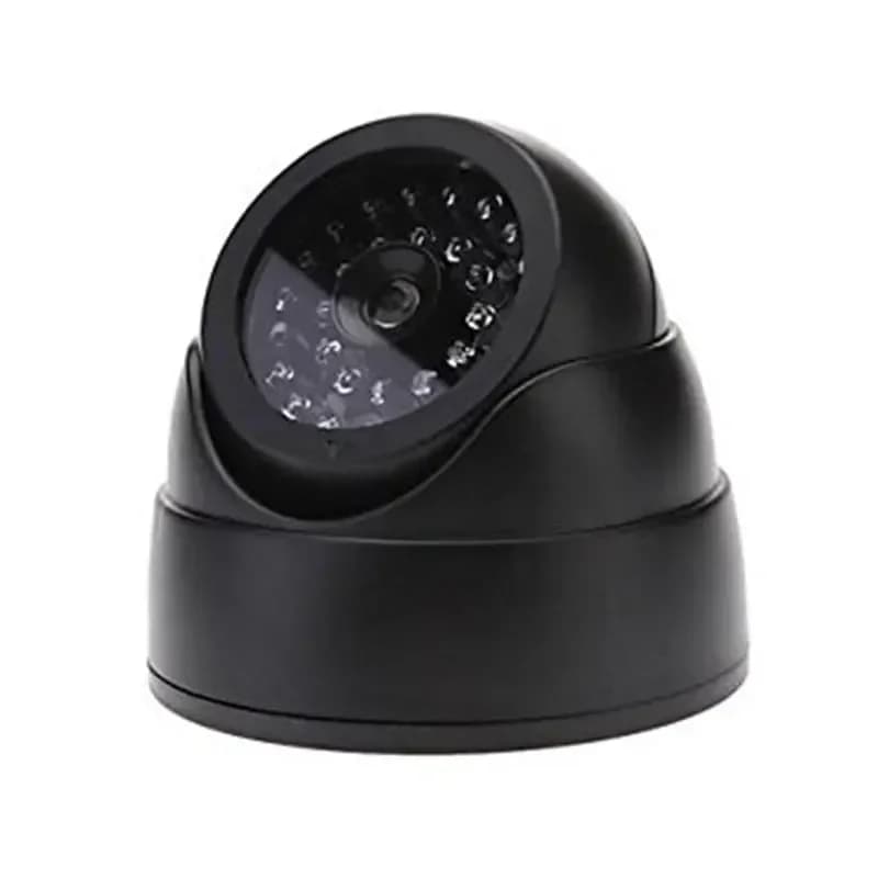 Fausse caméra de sécurité clignotante lumière LED rouge extérieure intérieure Surveillance à domicil