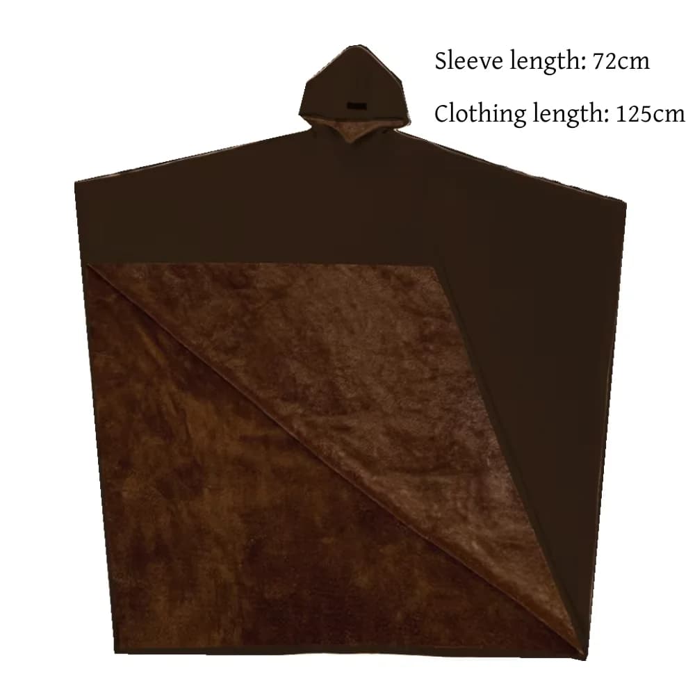 Mode Indio cape Robe à capuche Punk ample couleur unie hommes sweat couverture décontractée avec cha