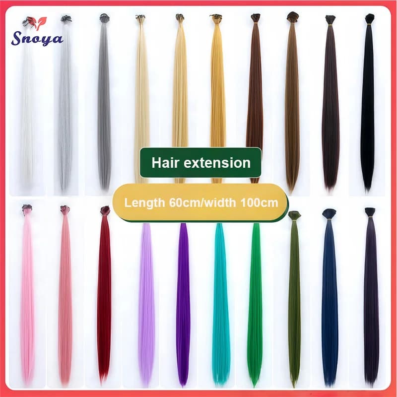 Snoya Extensions de cheveux synthétiques polyvalentes conçues pour augmenter le volume des cheveux d