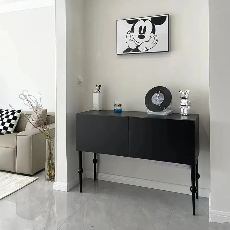 Table de couloir nordique tendance, Table d'angle de beauté Portable de luxe Unique, gain de place, 