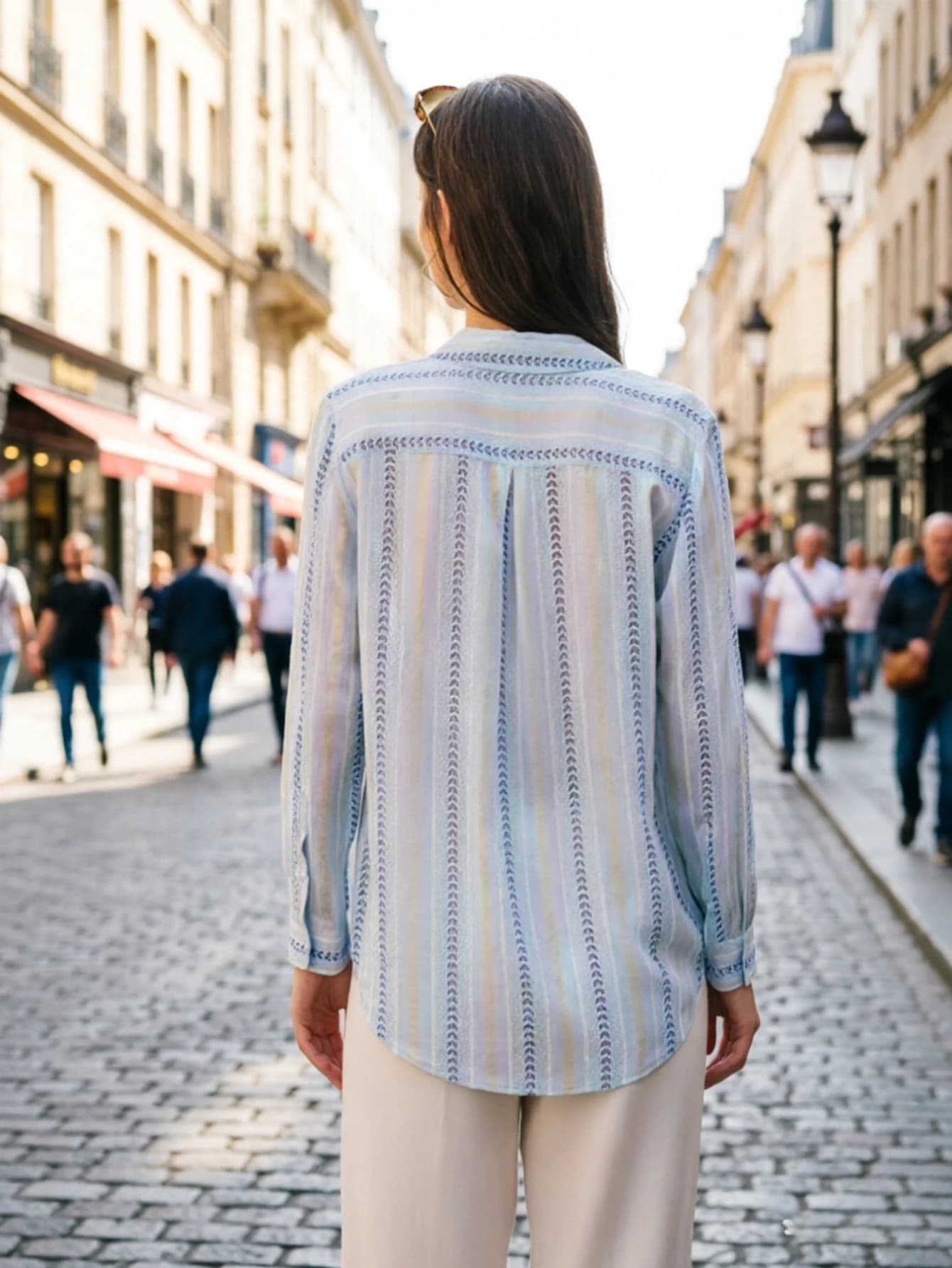Nouveau printemps bureau dames chemises mode imprimé Blouses pour femmes style français hauts Blusas