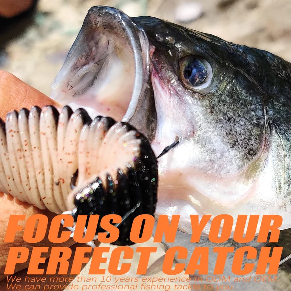 PEAK 100mm soufflet branchi ver appât appât souple leurres de pêche Pesca carpe pêche bar leurre Isc