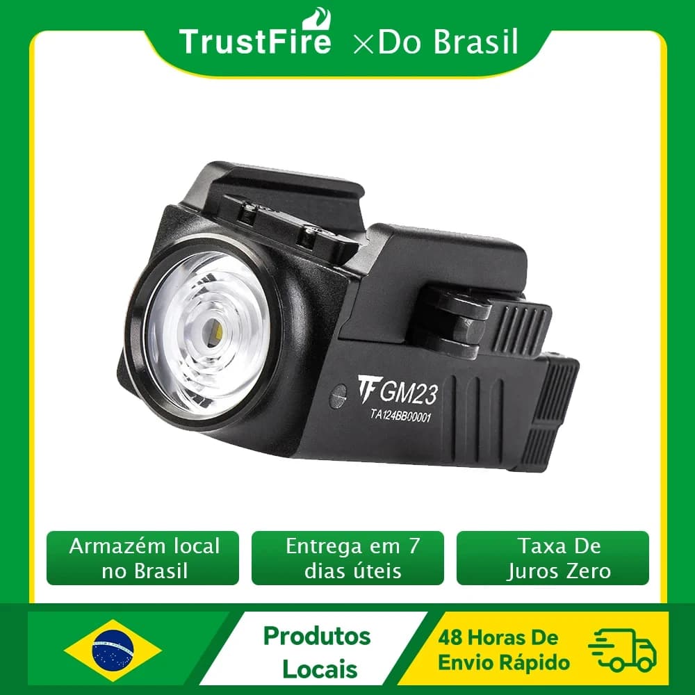 Olla Fire-Lampe de poche DulLED GM23, torche aste USB, dégagement rapide, 800 lumens, compacte, inju