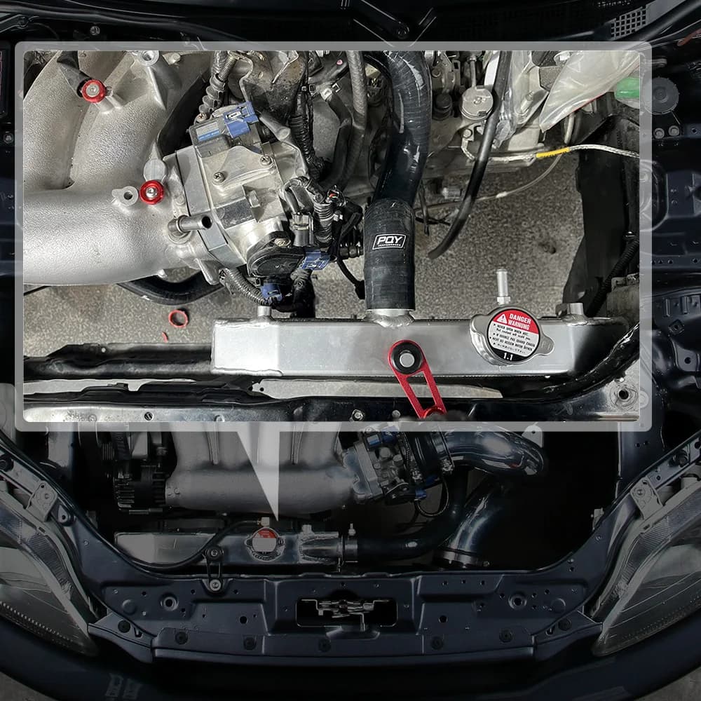 WLR - Silicone religions Kit de tuyaux pour K20-K24 SWI-EG transmettre CRX EF SOL INTEGRA CIVIC WLR-