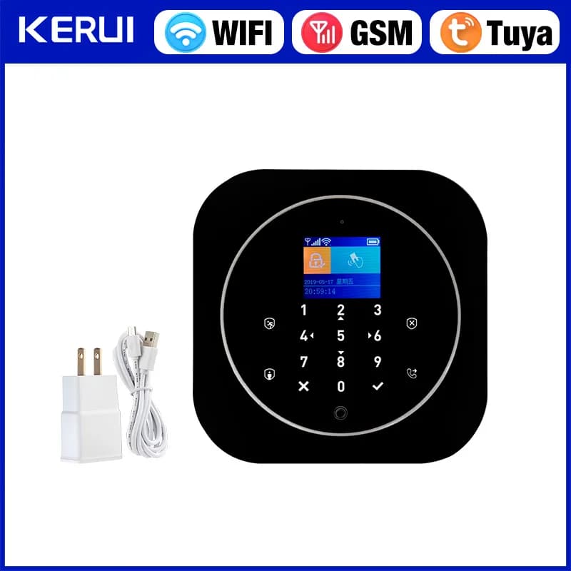 KERUI G12-Kit de système d'alarme domestique sans fil Tuya, WiFi 101, système de sécurité domestique
