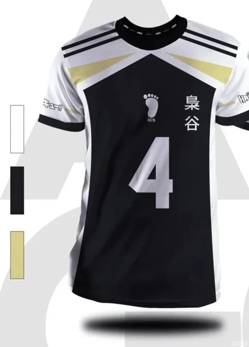 Haikyuu Fukurodani Bokuto Anime hommes T-Shirts 2025 nouvelle mode d'été maillot décontracté col ron