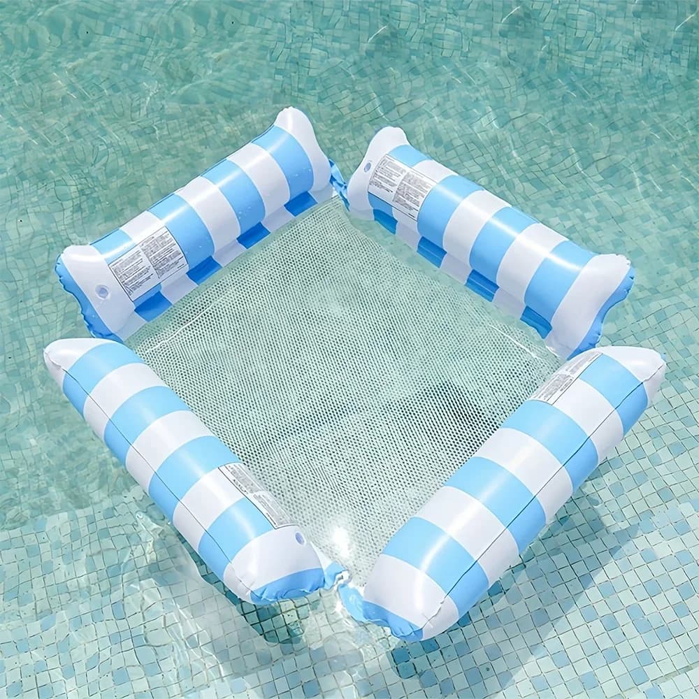 Chaise longue gonflable pour piscine, 1 pièce, pour adulte, design multicolore, pour les vacances d'