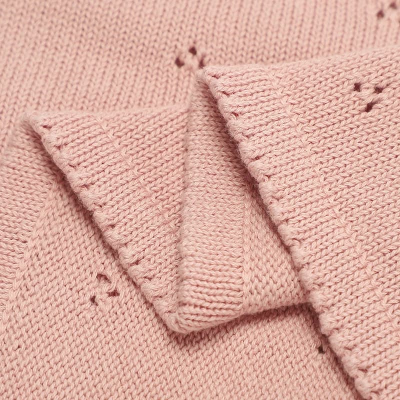Couvertures pour bébé Super douces pour nouveau-né, garçons et filles, en tricot de coton, couettes 
