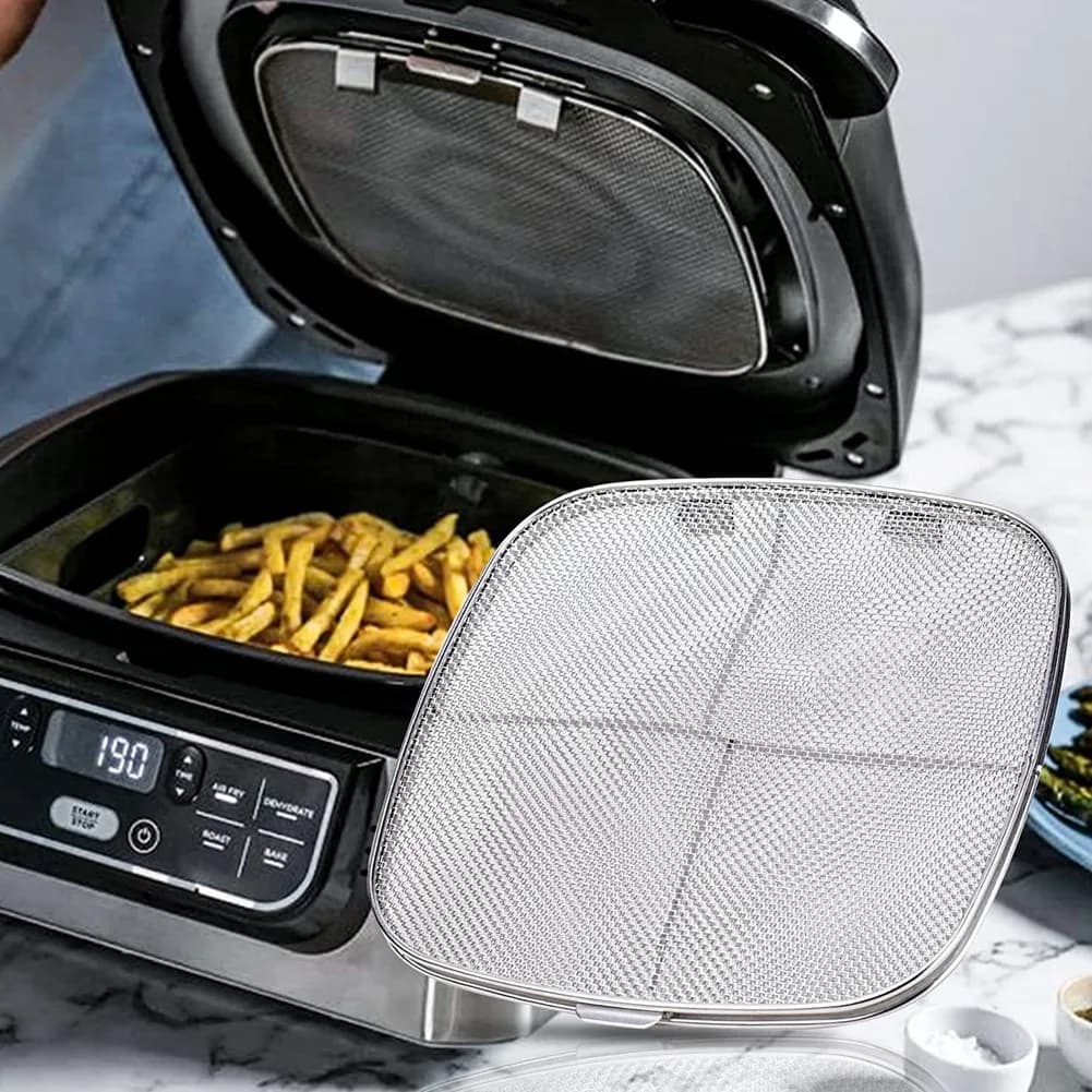 Pare-Éclaboussure de Remplacement en Acier Inoxydable, Grille Intérieure 5 en 1, pour Ninja Foodi AG
