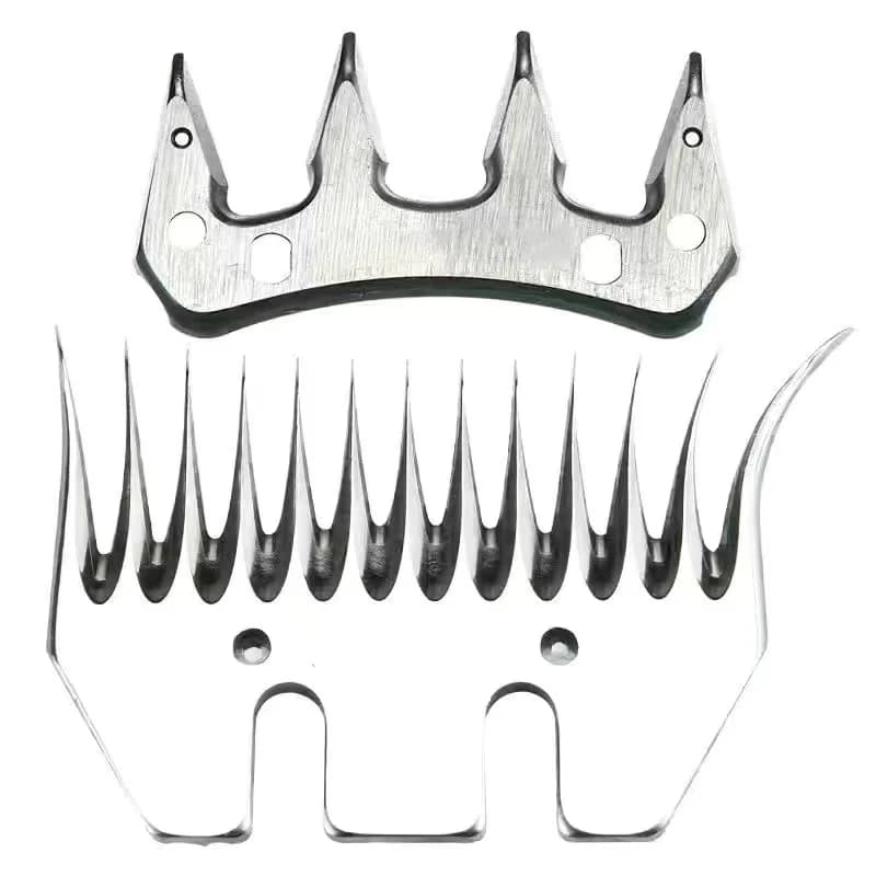 Lame de rechange pour ciseaux à dents incurvées pour moutons Oster, Lister, Heiniger, poignées amovi
