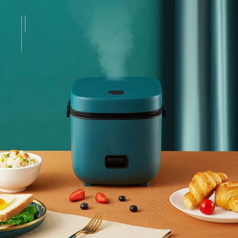 Mini cuiseur à riz automatique cuisine domestique machine de cuisson électrique 1-2 personnes chauff