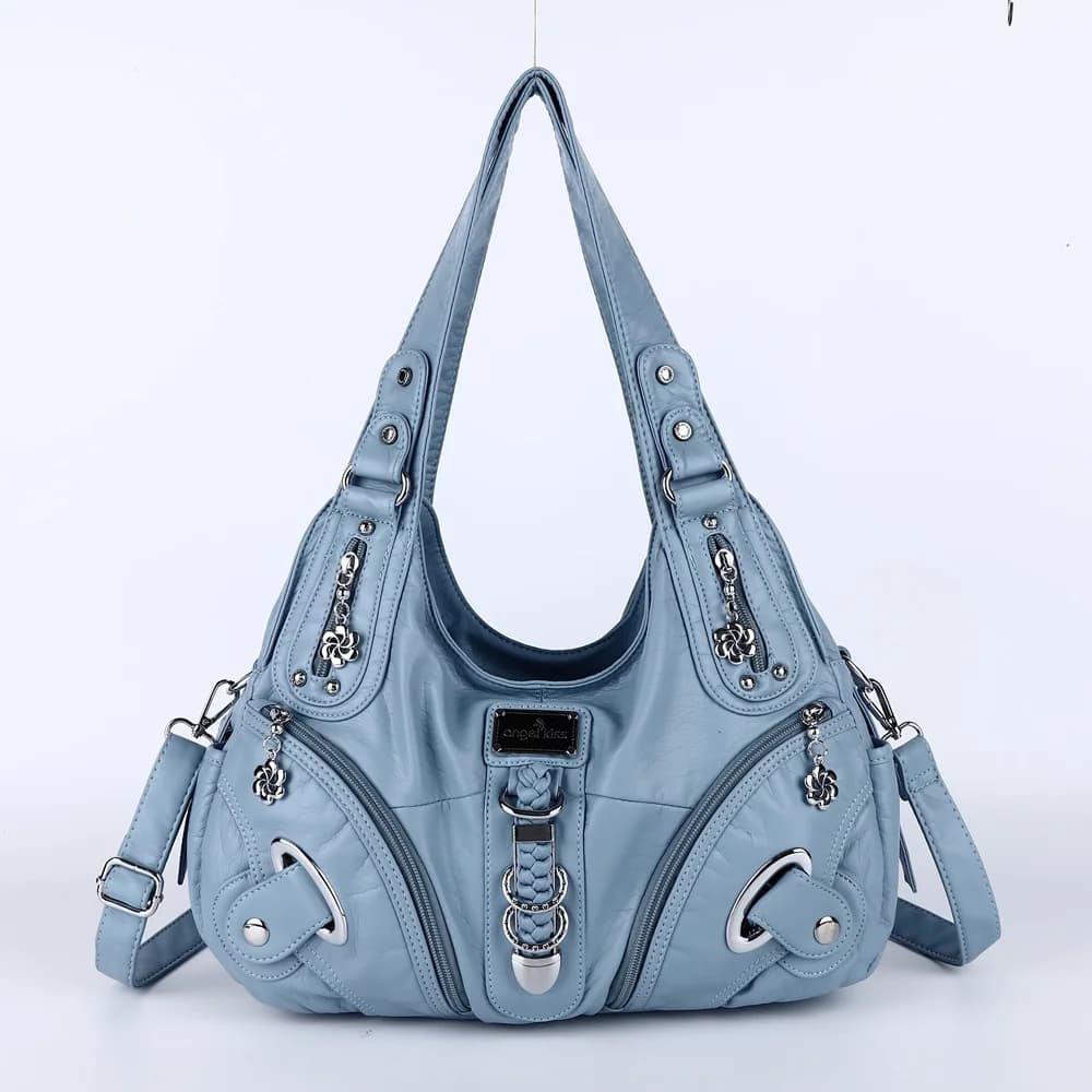 Sac à main vintage pour femme, sac à bandoulière tendance, grand sac fourre-tout, sac de shopping à 