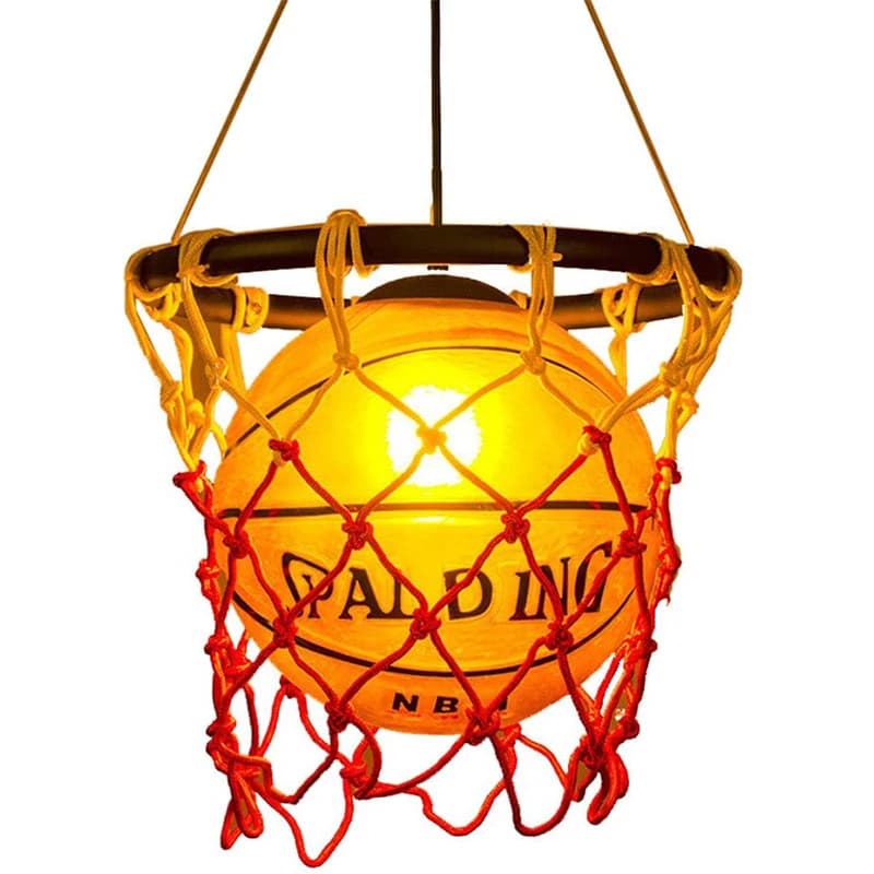 Led plafond lustre pendentif lampe suspendue allée lampe basket-ball Football luminaire pour la mate