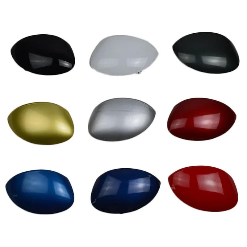 Couvercle de rétroviseur de voiture, coque de rétroviseur latéral pour Peugeot 206 207 et citroën C2