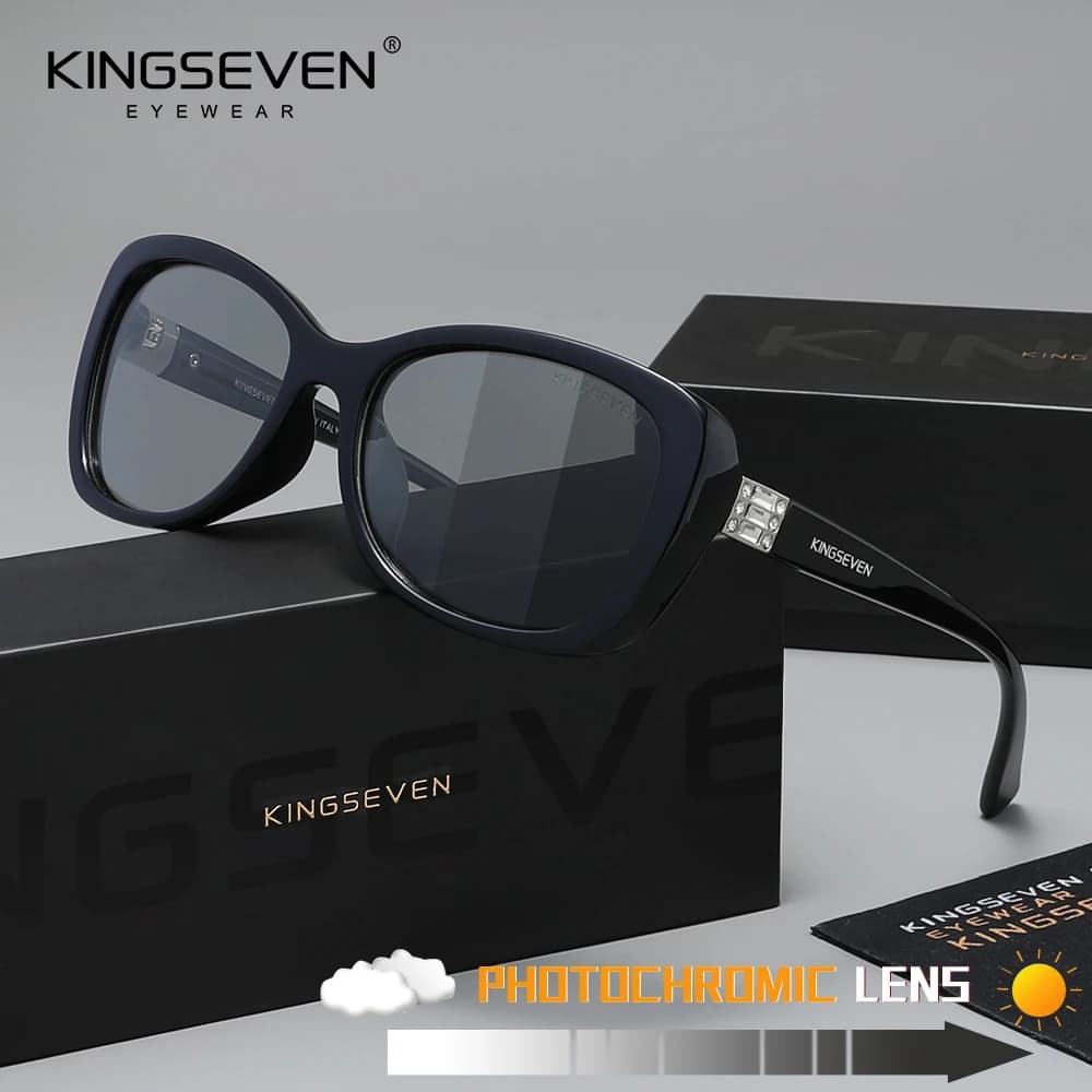 KINGSEVEN – lunettes de soleil polarisées UV400 pour femmes, monture ovale, classiques, décontractée