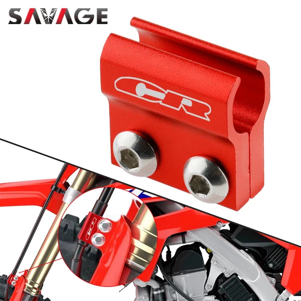 Guide de support de serrage pour tuyau de frein avant CR, pour HONDA CR80R CR85R CR125R CR250R CR500