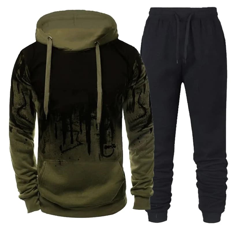 Survêtements à capuche et pantalon CamSolomon pour hommes, vêtements de sport tendance, olympiques d