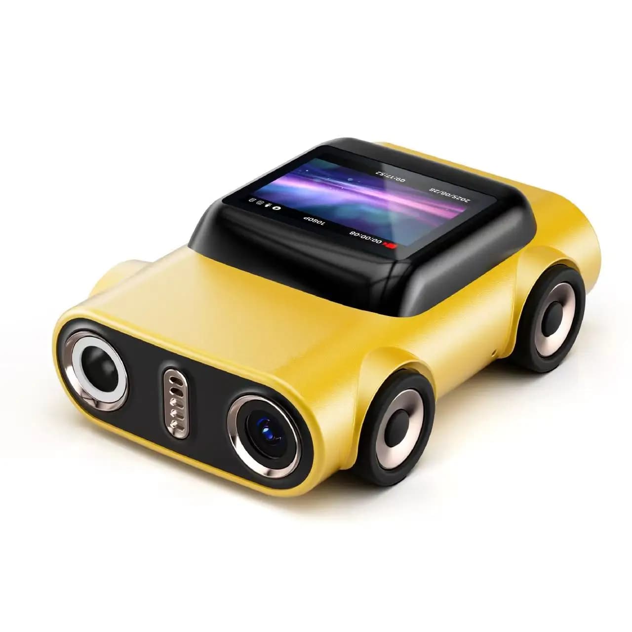 Caméra porte-clés Ourlife avec écran LCD de 1,0 pouce, mini caméra d'action rétro, prend en charge l