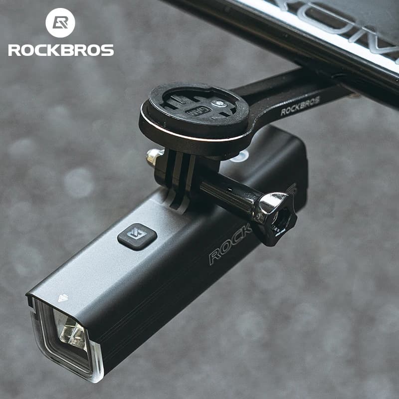 ROCKBROS-enquêter de vélo en alliage d'aluminium, chargement de type C, lumières frontales intellige