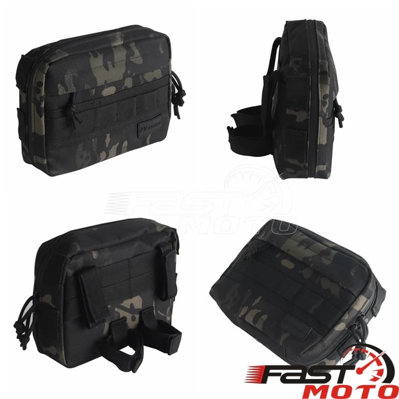 Sacs de barres de poignée avant pour Harley Softail ocia Sportster FXBB, poudres de voyage, sac de g