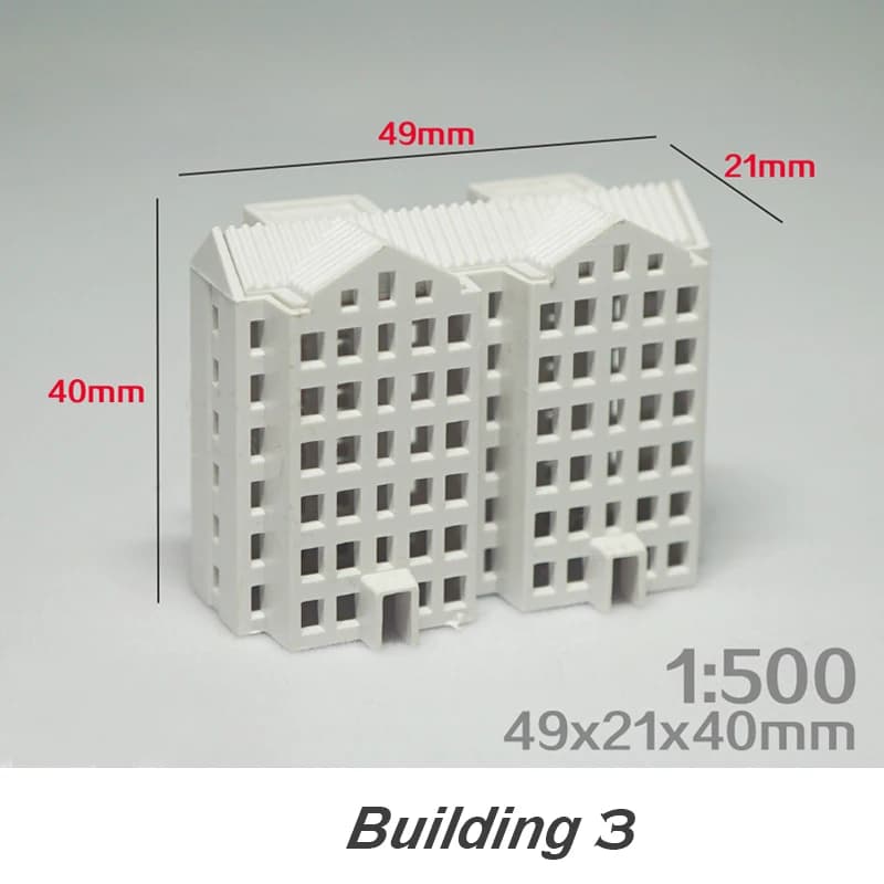 Échelle 1:500, matériaux de modèle de construction, maison Miniature, Architecture ABS pour ville, T