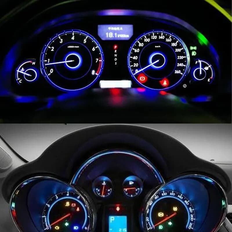 10X T5 3SMD LED Super Bright 3030LED voiture tableau de bord LED voiture lumière intérieure Auto côt