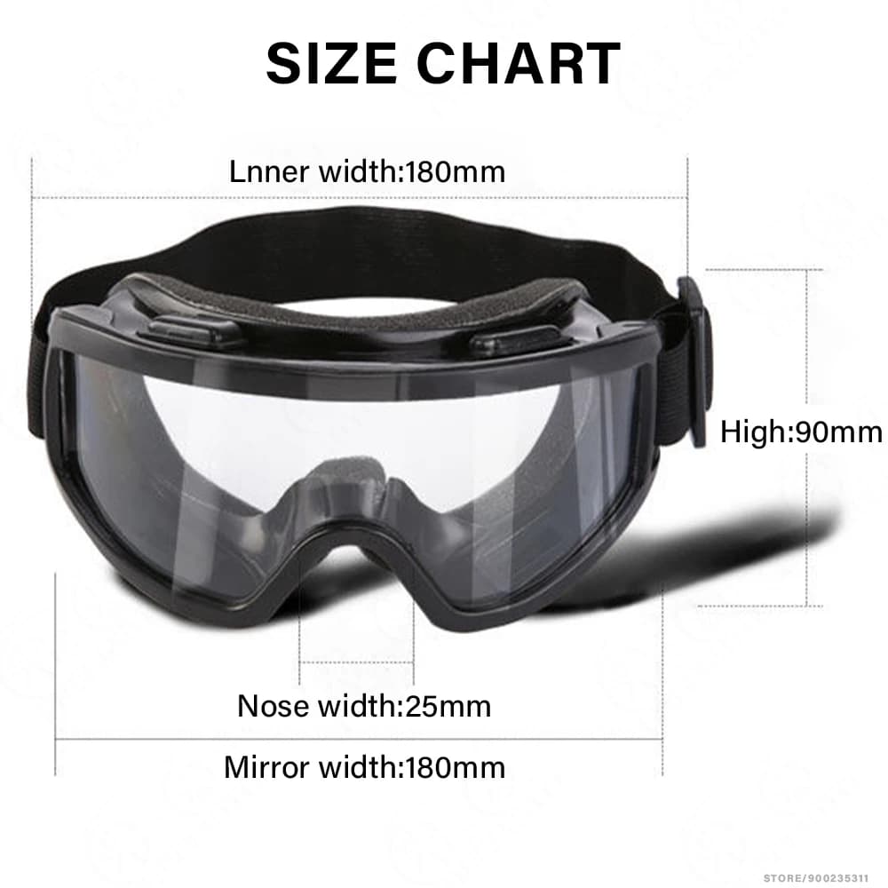 Lunettes de Moto lunettes hommes femmes Protection des yeux tout-terrain cyclisme sécurité Anti-pous