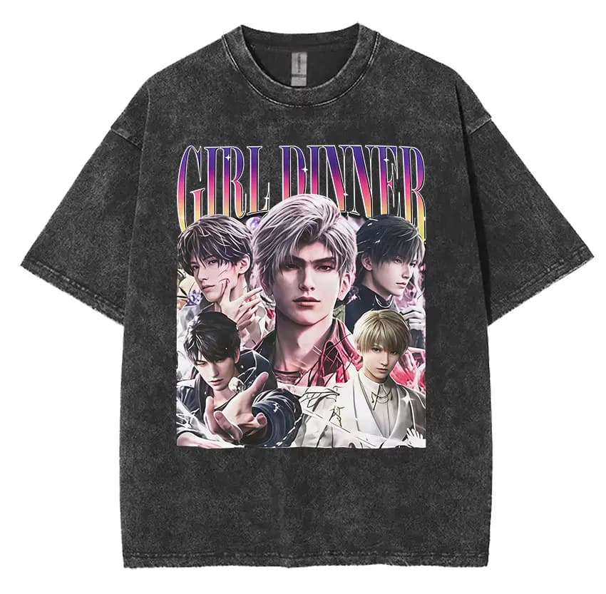 Drôle fille dîner Caleb graphique T-Shirt amour et espace profond nouveauté coton t-shirts mode haut