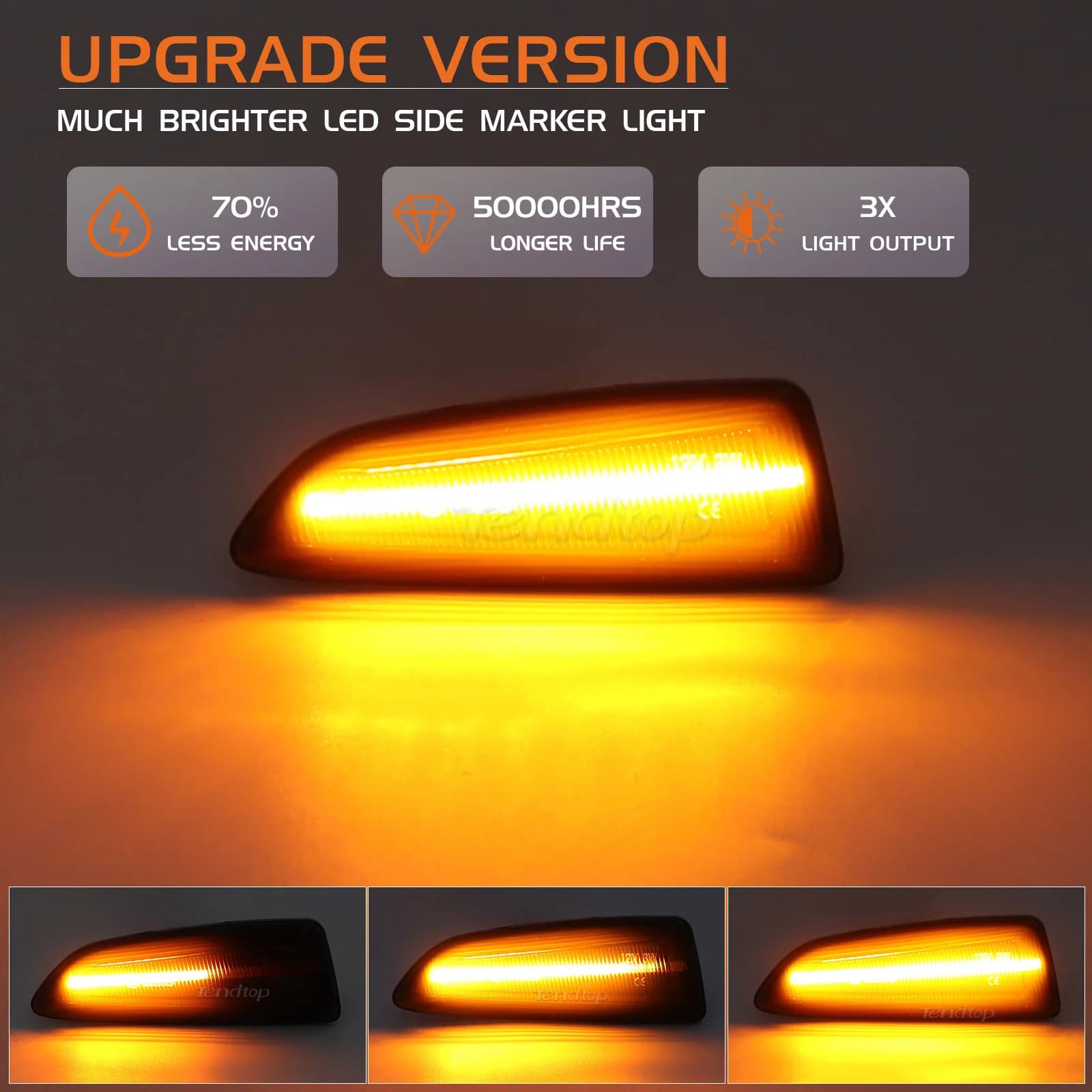 2 clignotants latéraux dynamiques à LED pour Opel Astra J Astra J K Zafira C Insignia B Grandland X