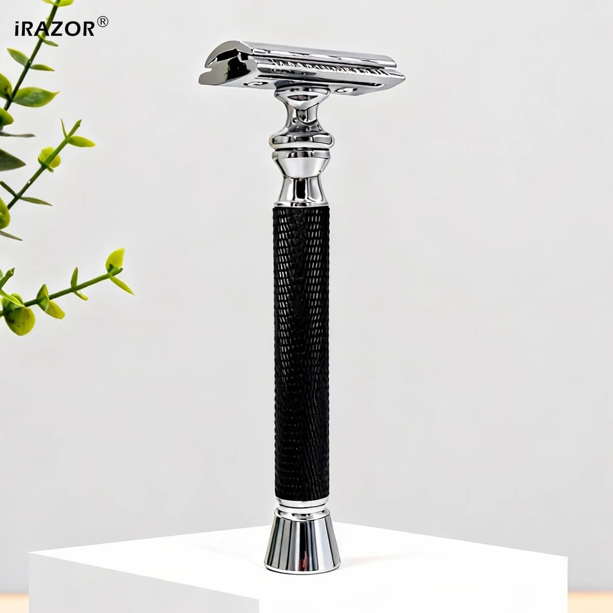 iRAZOR – rasoir DE sécurité classique en forme DE T pour hommes, Machine DE rasage antidérapante tex