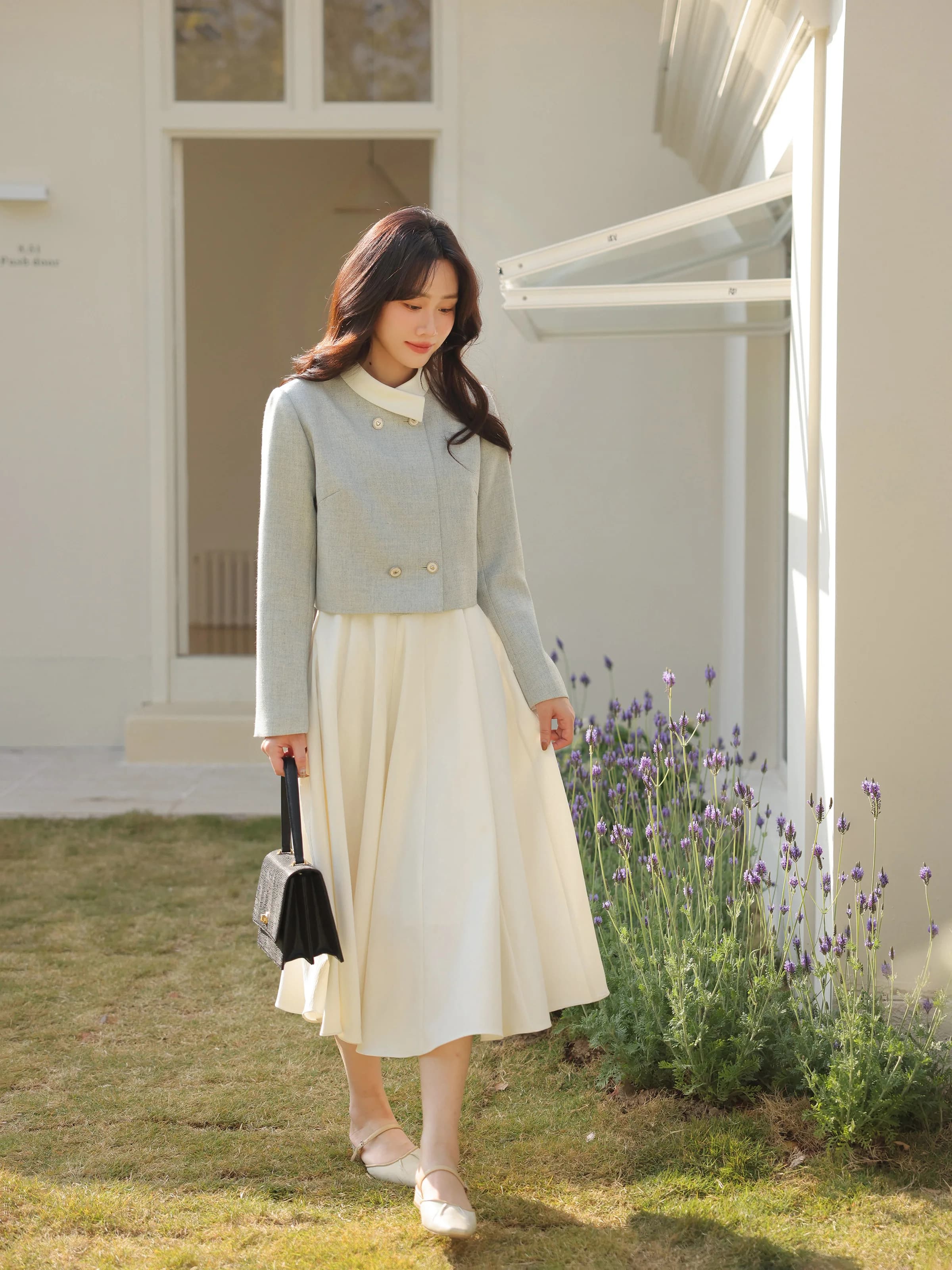 Robe Maxi sans manches pour femmes, Style français, col carré, taille haute, coupe cintrée, élégante