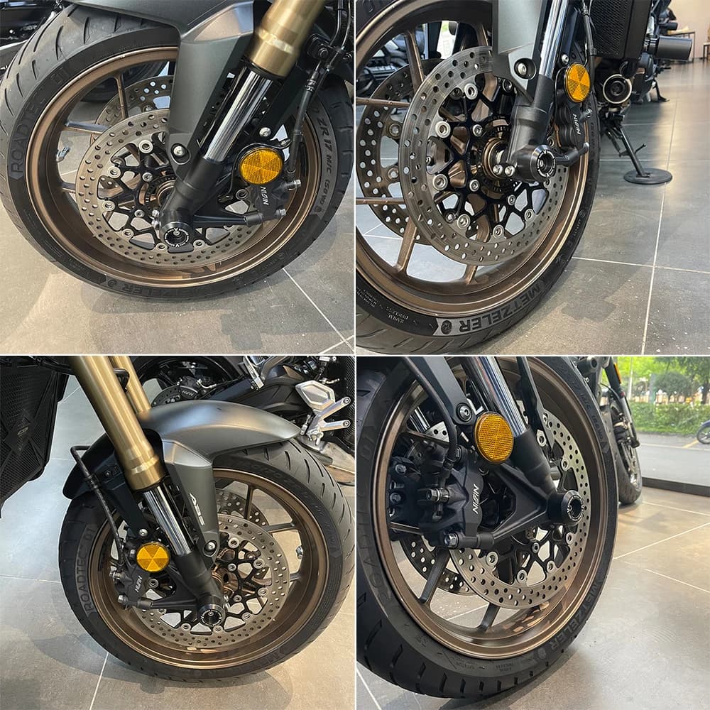 Curseur de fourche de roue avant de moto, pour HONDA CB650R CBR650R CB CBR 650R CB1000R CBR1000RR 20