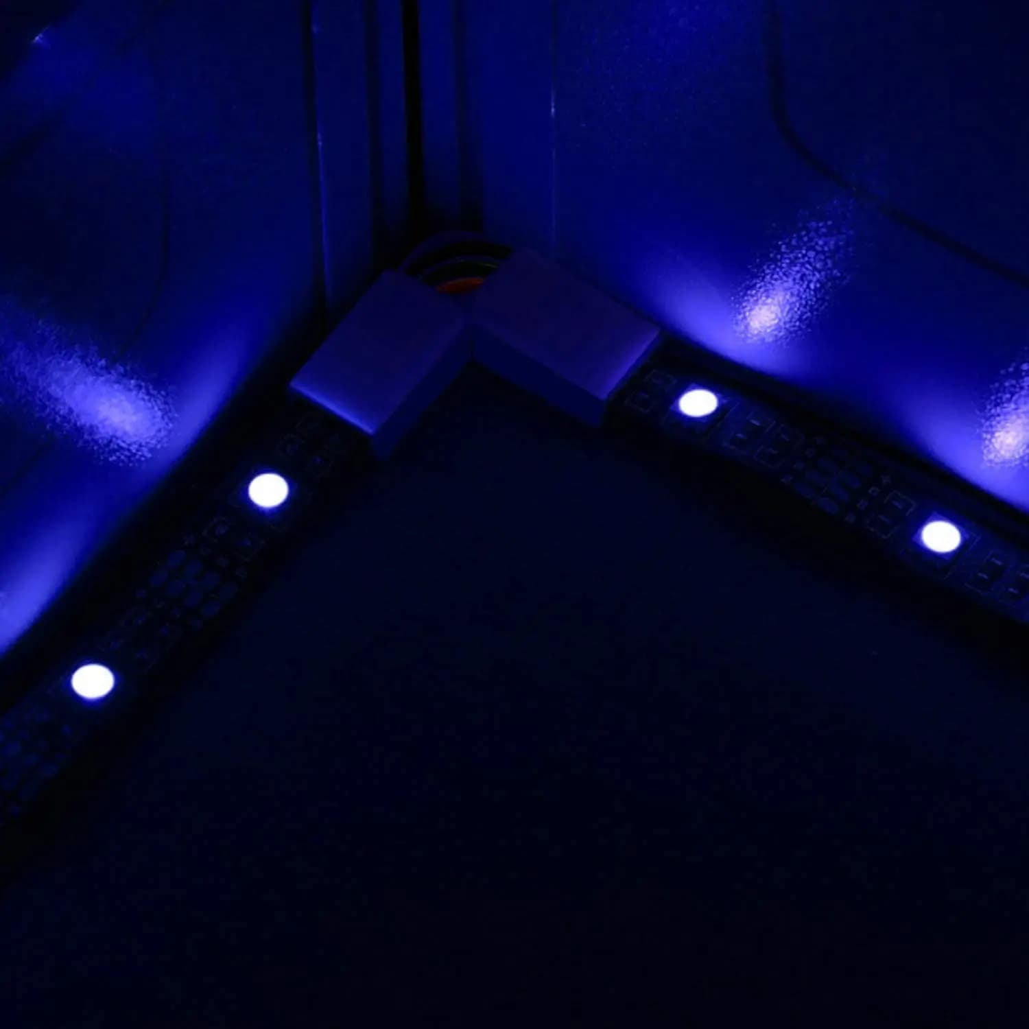 Nexillumi 10 connecteurs à 4 broches en forme de L (90-180 degrés) connecteurs de bande LED pour ban