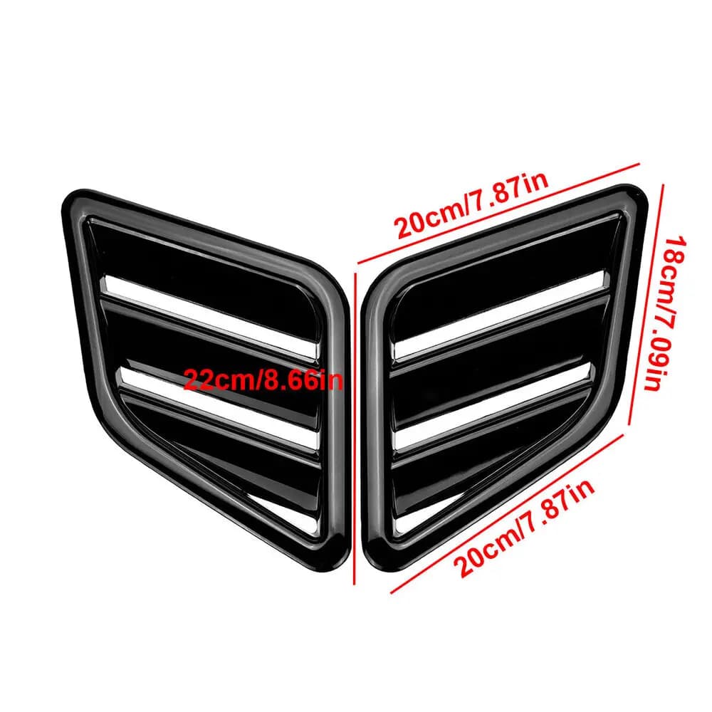 2X ventilation de capot de moteur pour Renault Megane 3 RS Clio MK4 2010-2016 persiennes couvercle d
